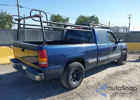 2001 Chevrolet Silverado 1500 Ls из США, поврежденный, VIN 1GCEC19T91Z270549